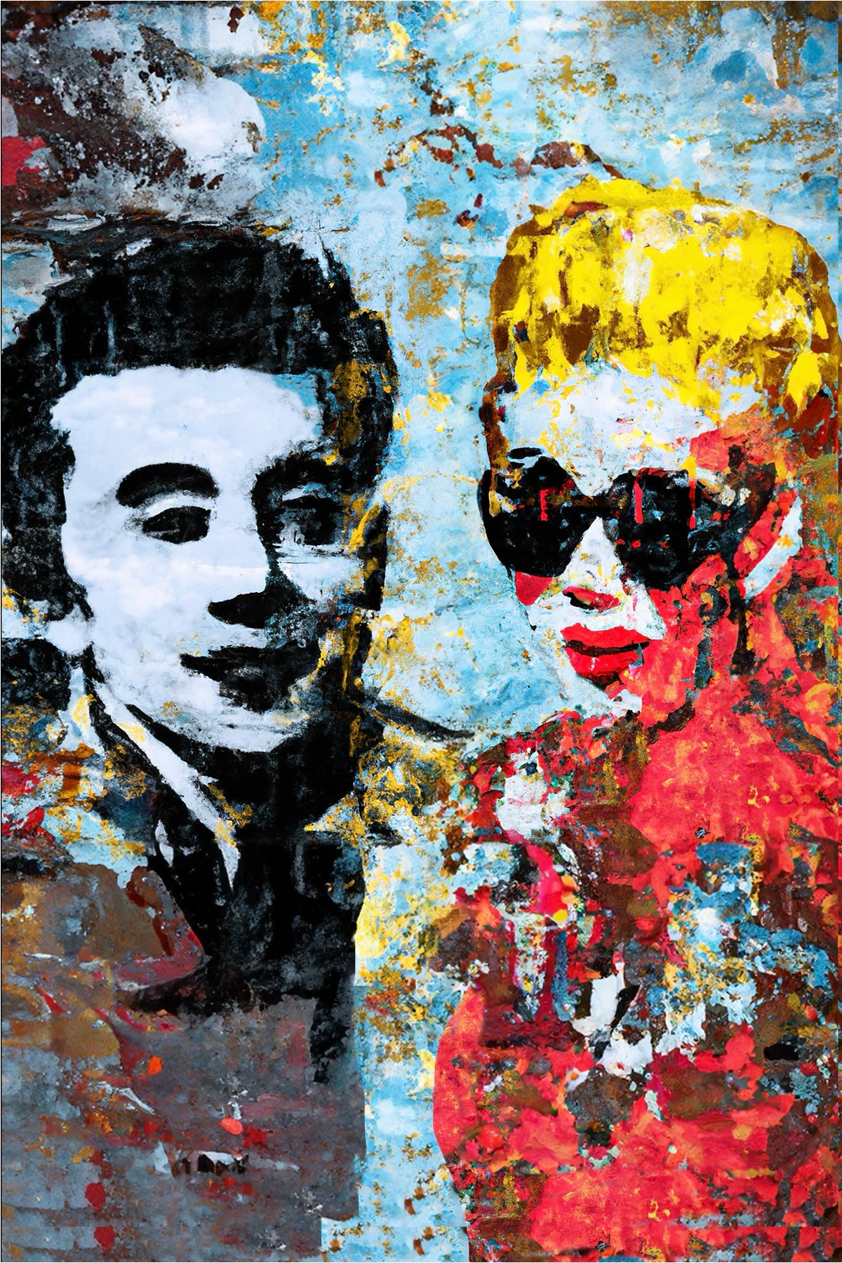 Portraits, 24"w x 36"h Canvas Print