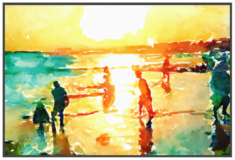 Beach Life, Digital Art, Canvas Print, High Quality Image, For Home Decor & Interior Design