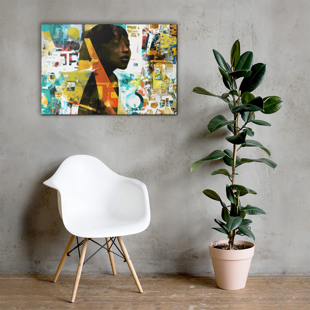 She Vibes, Digital Art, Canvas Print, High Quality Image, For Home Decor & Interior Design