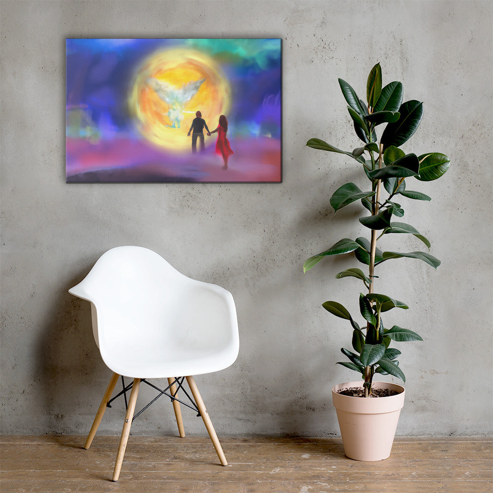 Angelics, Digital Art, Canvas Print, High Quality Image, For Home Decor & Interior Design