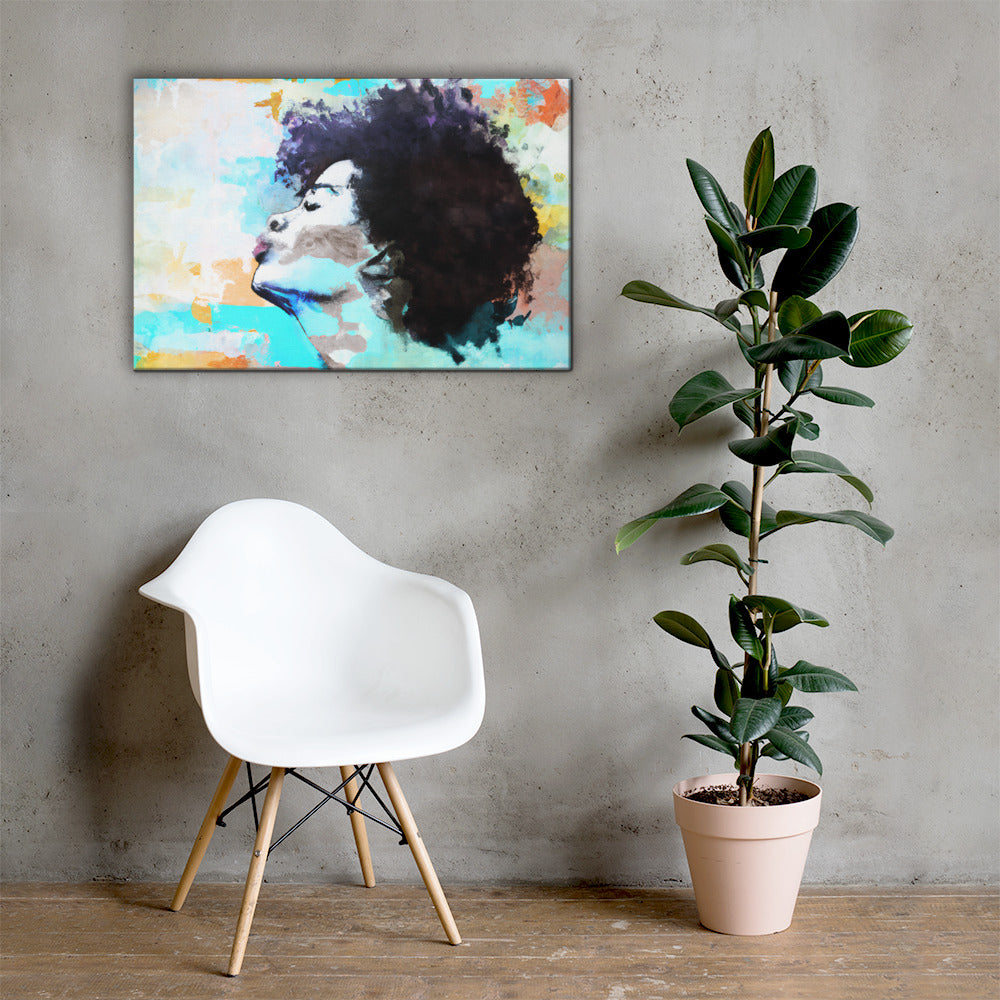 She Vibes, Digital Art, Canvas Print, High Quality Image, For Home Decor & Interior Design