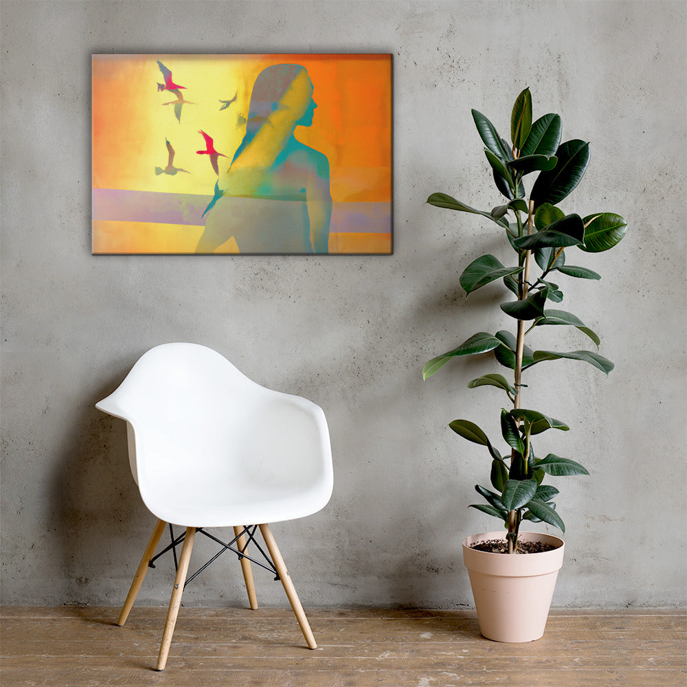 Beach Life, Digital Art, Canvas Print, High Quality Image, For Home Decor & Interior Design