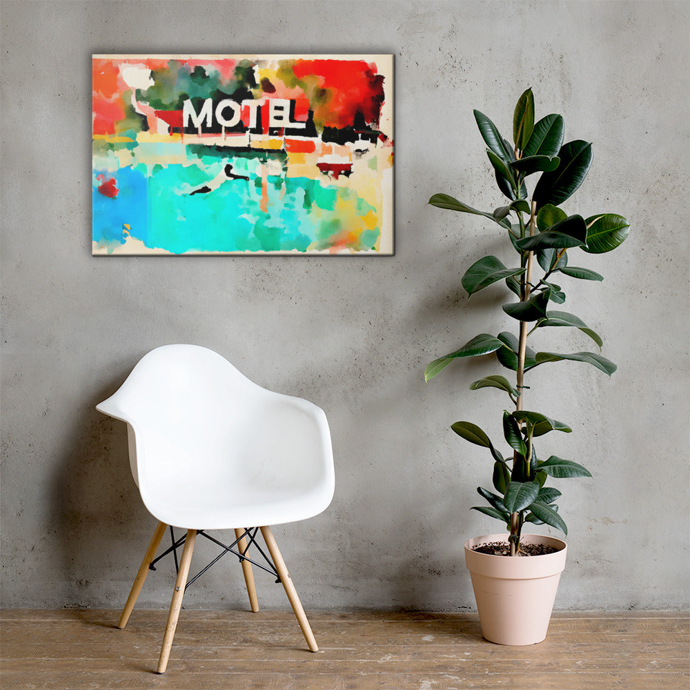 Route 66 Series, Digital Art, Canvas Print, High Quality Image, For Home Decor & Interior Design