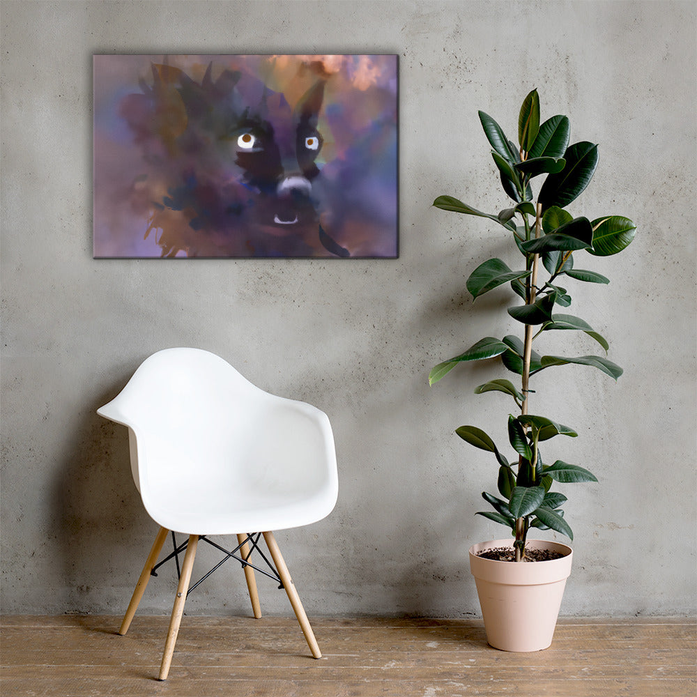 Wolf Stare, Animal Life, Digital Art, Canvas Print, High Quality Image, For Home Decor & Interior Design