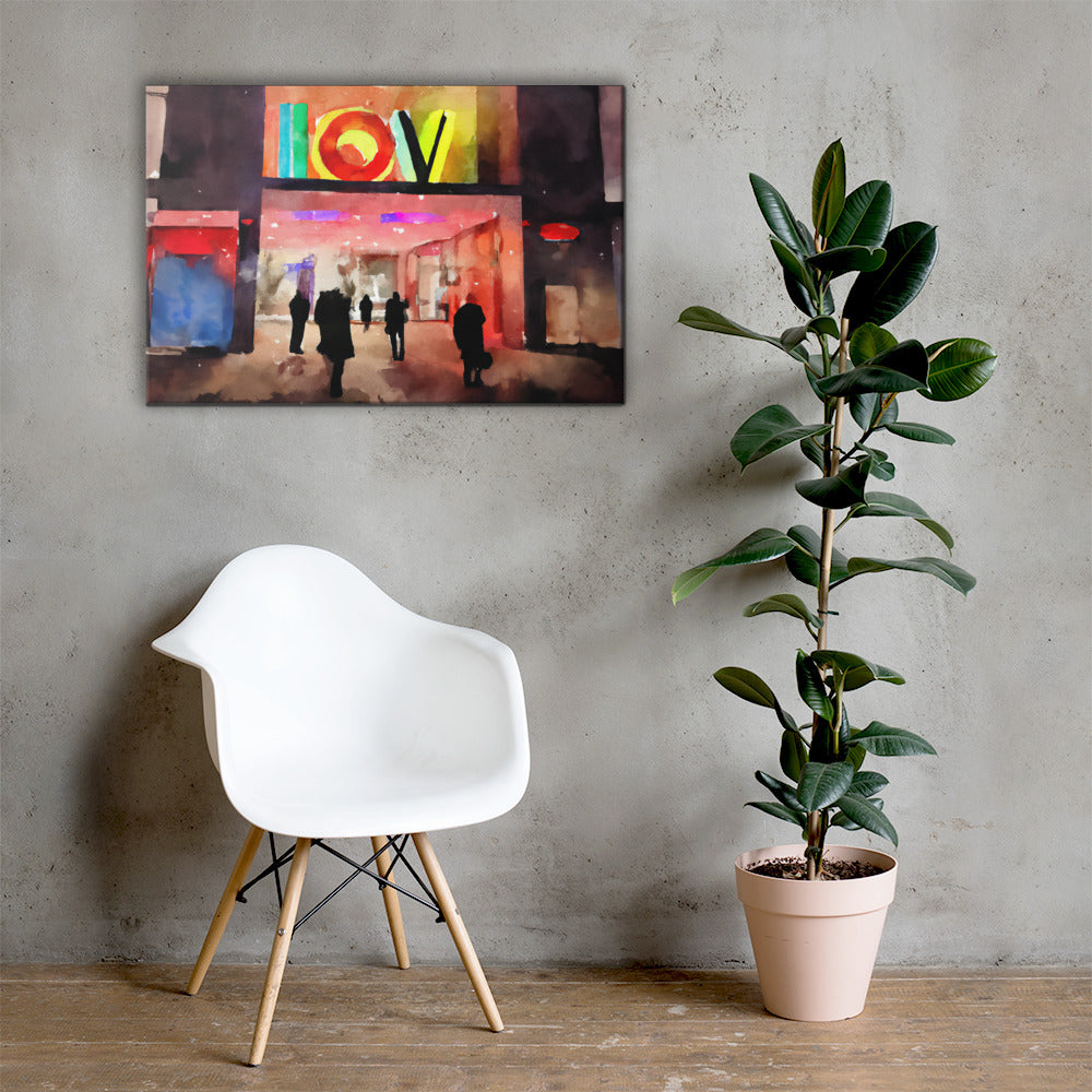 Urban Vibes, Digital Art, Canvas Print, High Quality Image, For Home Decor & Interior Design