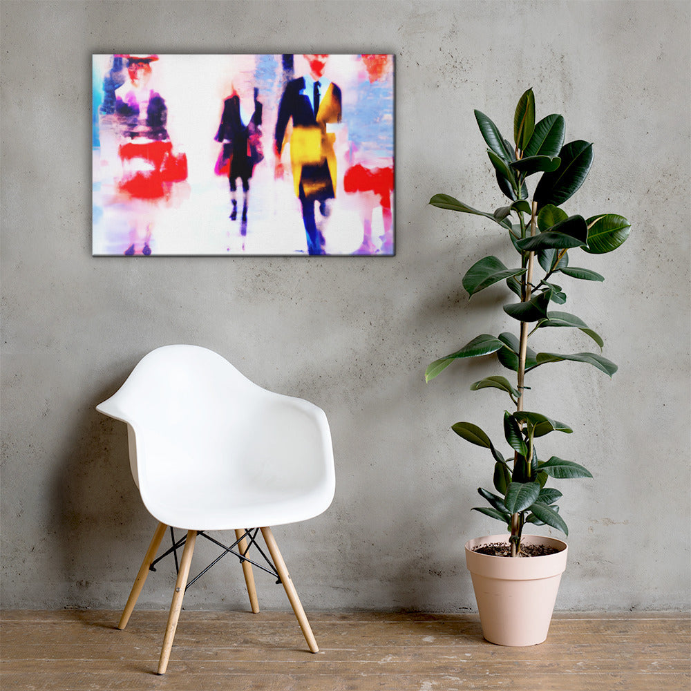 Social Symphony, Portraits, Digital Art, Canvas Print, High Quality Image, For Home Decor & Interior Design