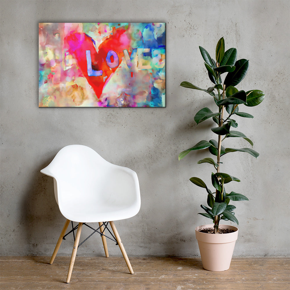 Love, Abstracts, Digital Art, Canvas Print, High Quality Image, For Home Decor & Interior Design