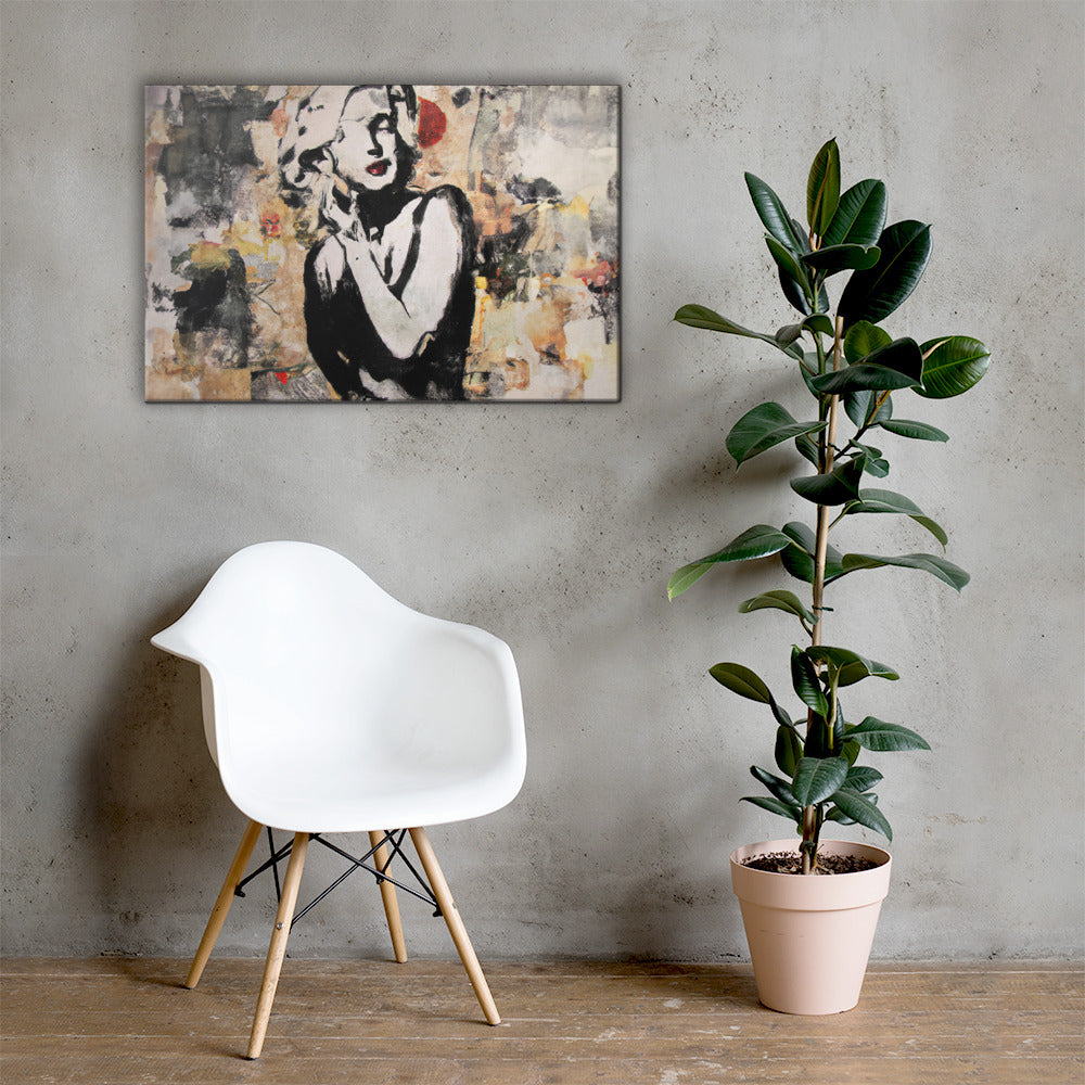 She Vibes, Digital Art, Canvas Print, High Quality Image, For Home Decor & Interior Design