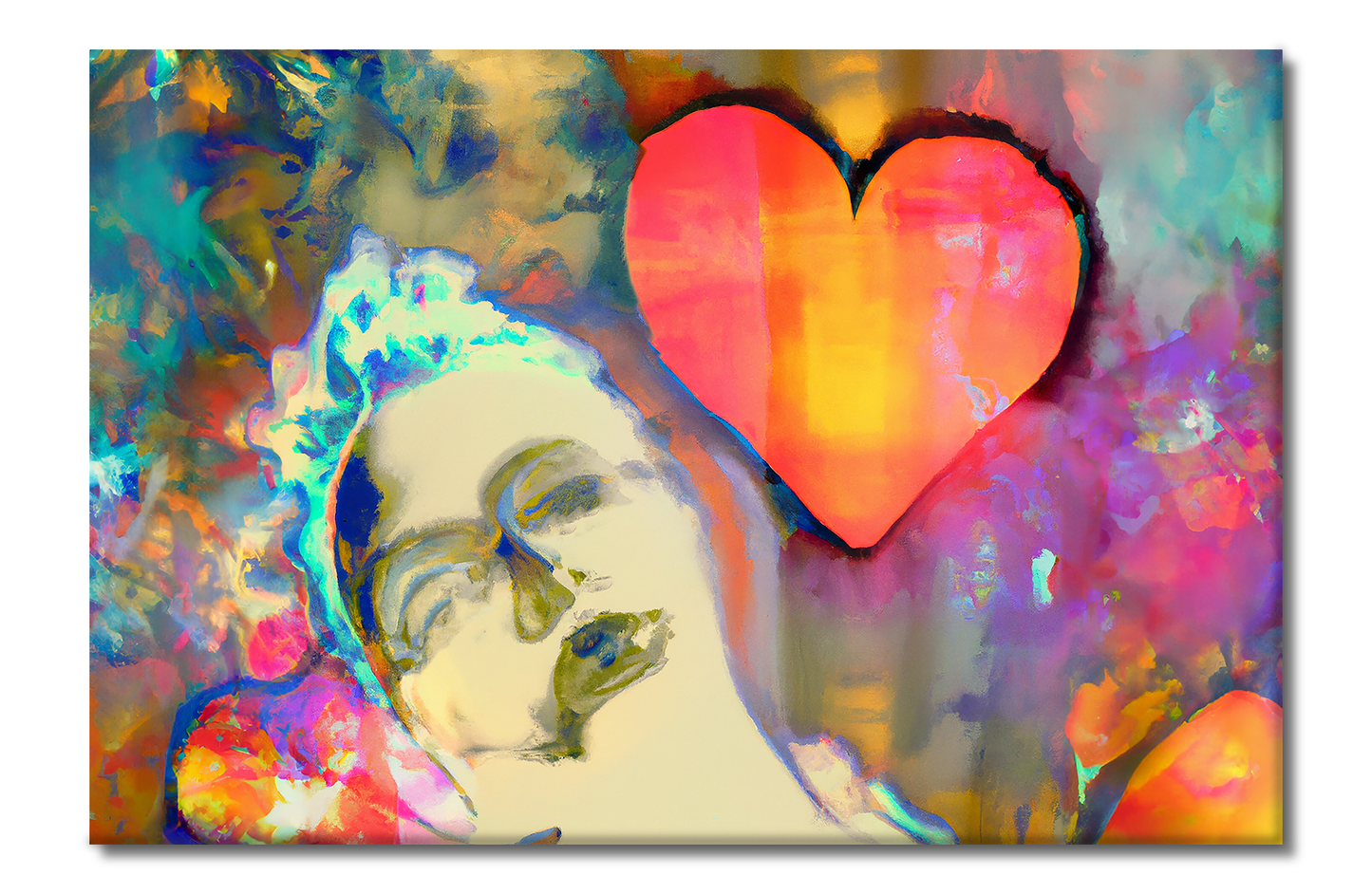 Love Sick, She Vibes, Digital Art, Canvas Print, High Quality Image, For Home Decor & Interior Design