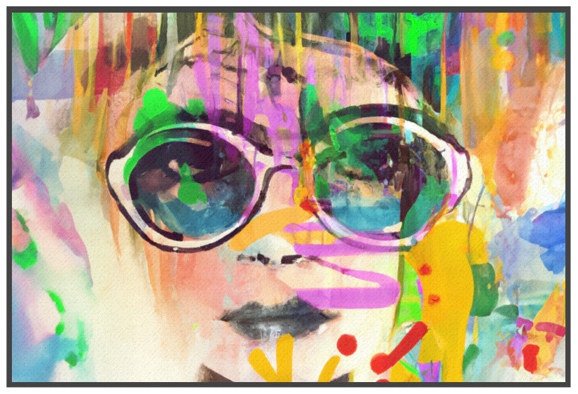 She Vibes, Digital Art, Canvas Print, High Quality Image, For Home Decor & Interior Design