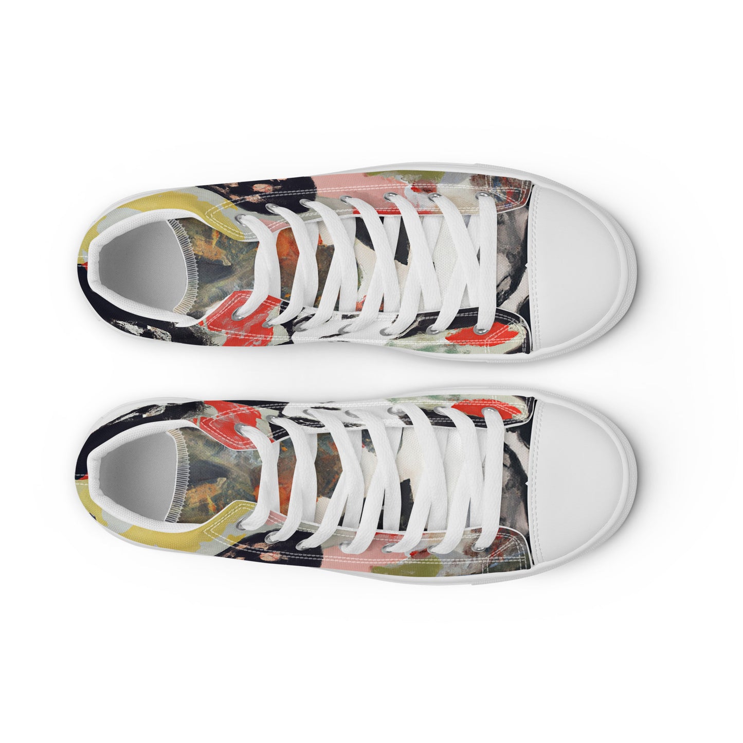Portraits, Original Art, Women’s High Top Canvas Shoes