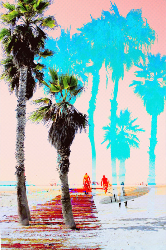 Venice Beach, 24"w x 36"h Canvas Print
