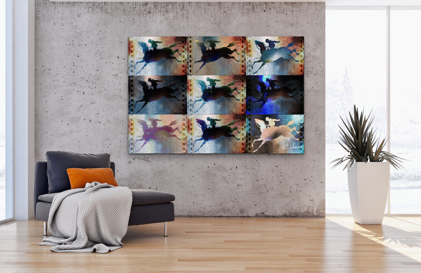 "Riders on the Storm", Digital Art, Giclée on Canvas with Signature, High Quality Image, 24"x36" or 40"x60", Limited Edition of 50