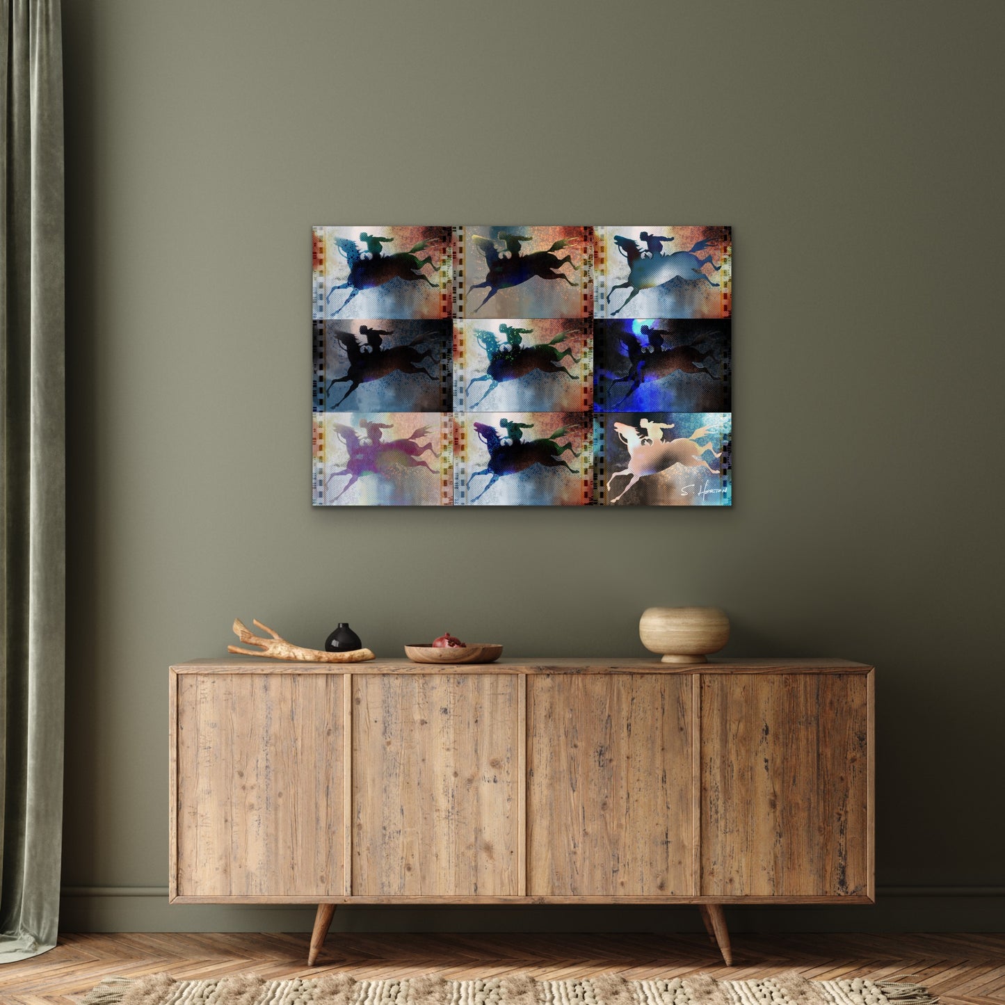 "Riders on the Storm", Digital Art, Giclée on Canvas with Signature, High Quality Image, 24"x36" or 40"x60", Limited Edition of 50