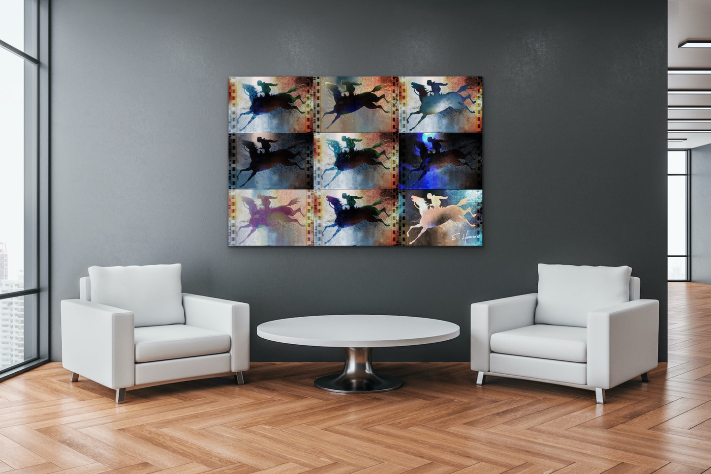 "Riders on the Storm", Digital Art, Giclée on Canvas with Signature, High Quality Image, 24"x36" or 40"x60", Limited Edition of 50