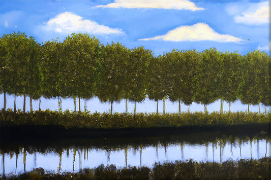 "A Perfect Day", Digital Art Print, 36"w x 24"h Canvas, Mounted in Floating Frame