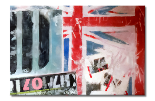 Abstracts, Union Jack, Digital Art, Canvas Print, High Quality Image, For Home Decor & Interior Design