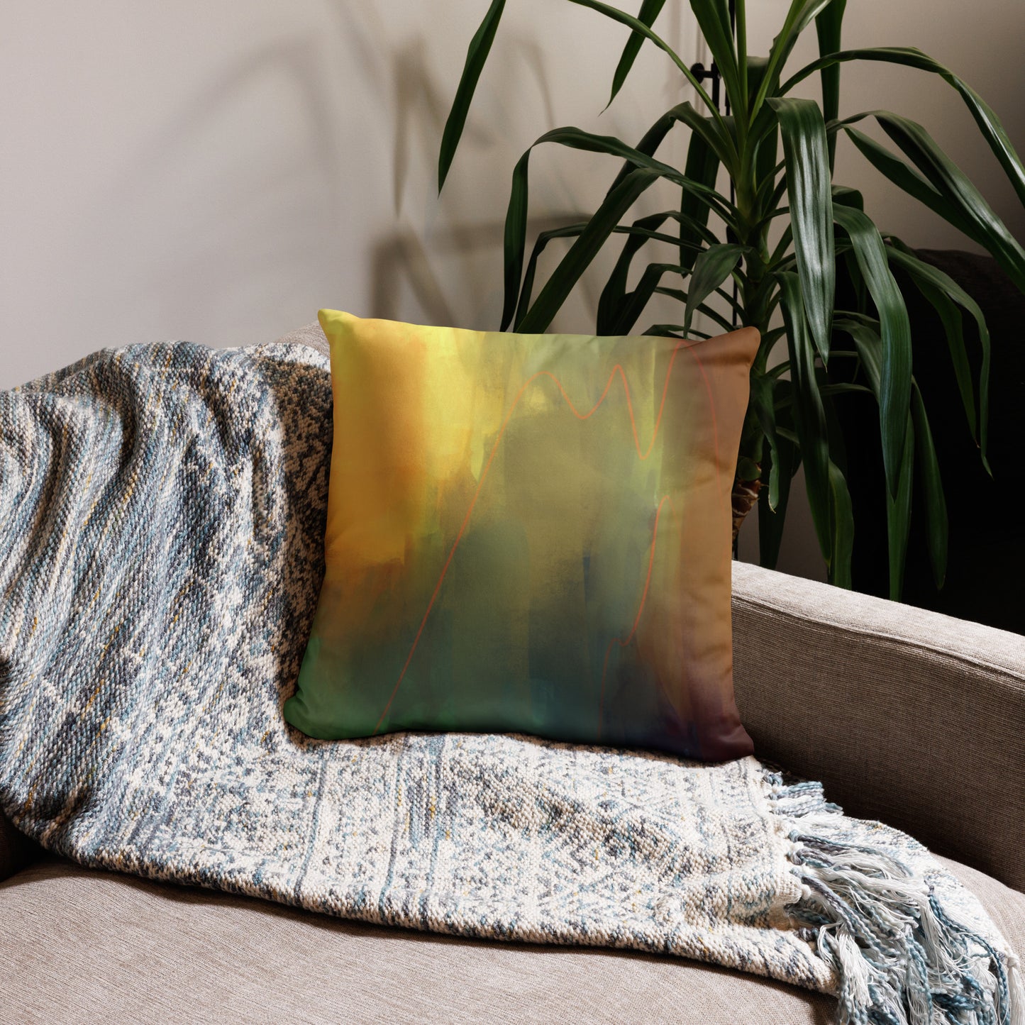 Abstracts, Decorative Throw Pillow, High Quality Image, For Home Decor and Interior Design