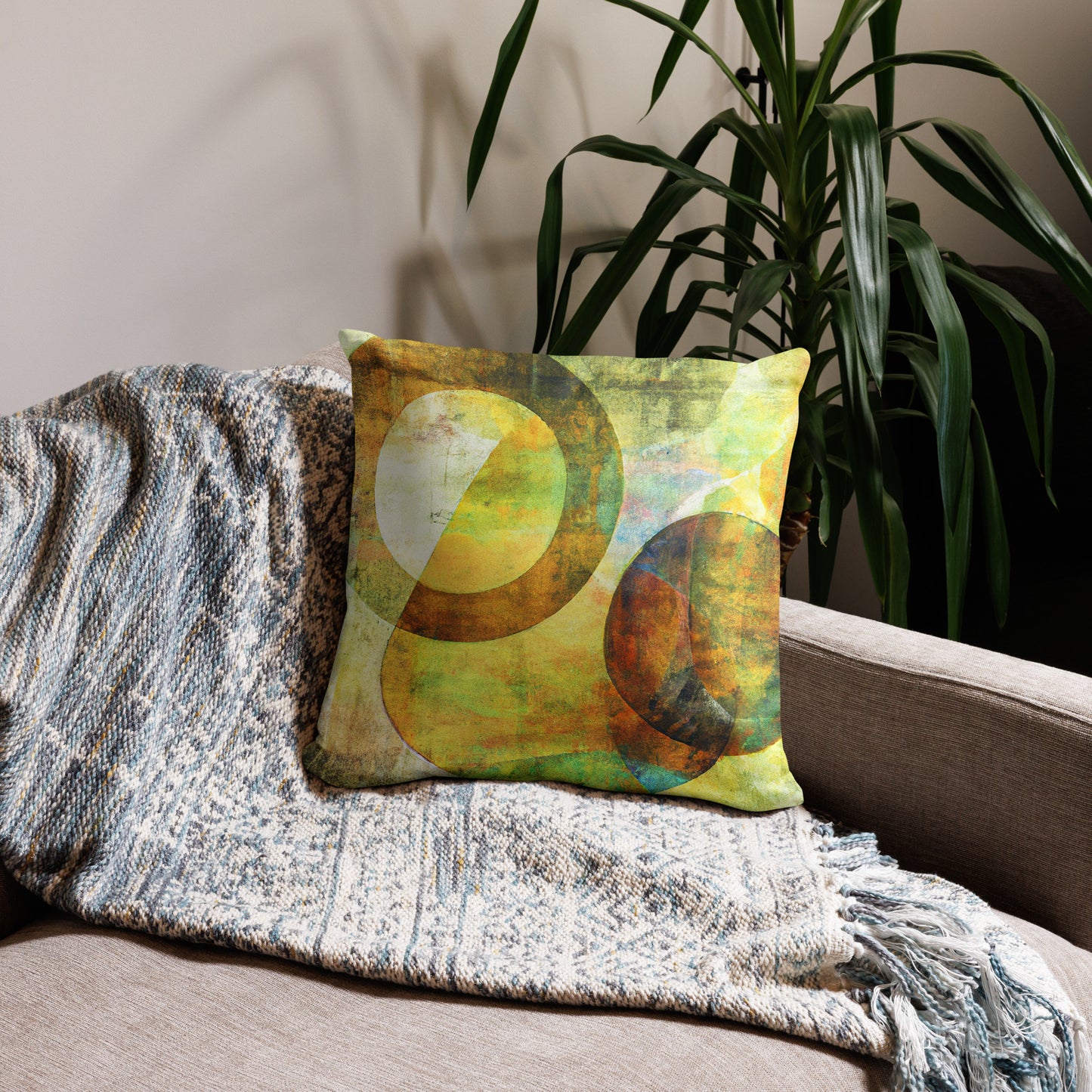 Celestials, Abstract, Decorative Throw Pillow, High Quality Image, For Home Decor and Interior Design