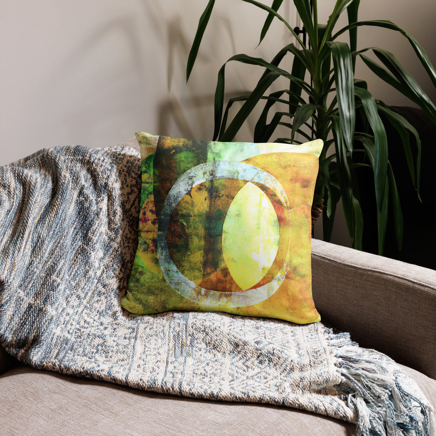 Celestials, Abstract, Decorative Throw Pillow, High Quality Image, For Home Decor and Interior Design