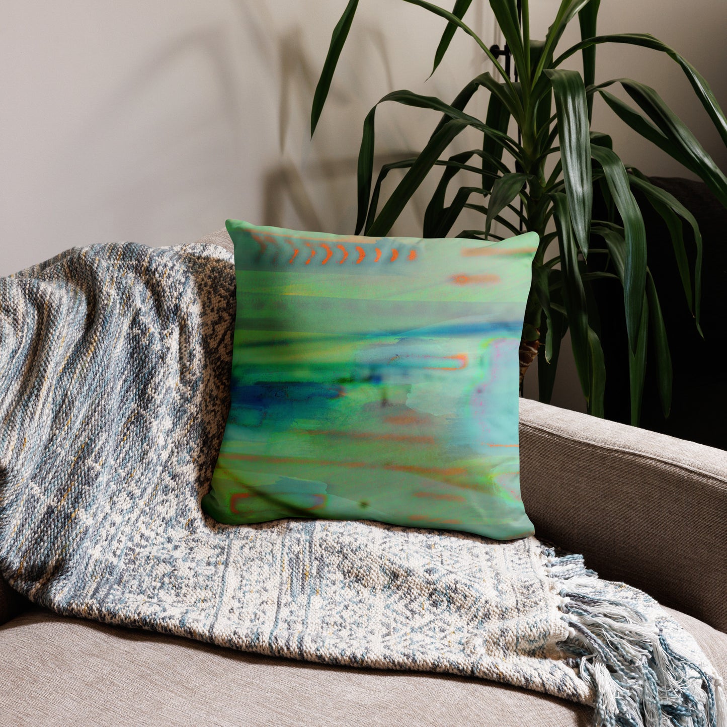 Citycentric Series, Abstract, Decorative Throw Pillow, High Quality Image, For Home Decor and Interior Design