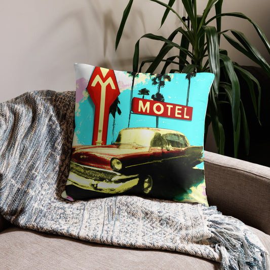 Route 66 Series, Decorative Throw Pillow, High Quality Image, For Home Decor and Interior Design