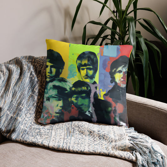 Portraits, Decorative Throw Pillow, High Quality Image, For Home Decor and Interior Design