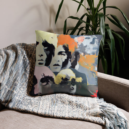 Portraits, Decorative Throw Pillow, High Quality Image, For Home Decor and Interior Design