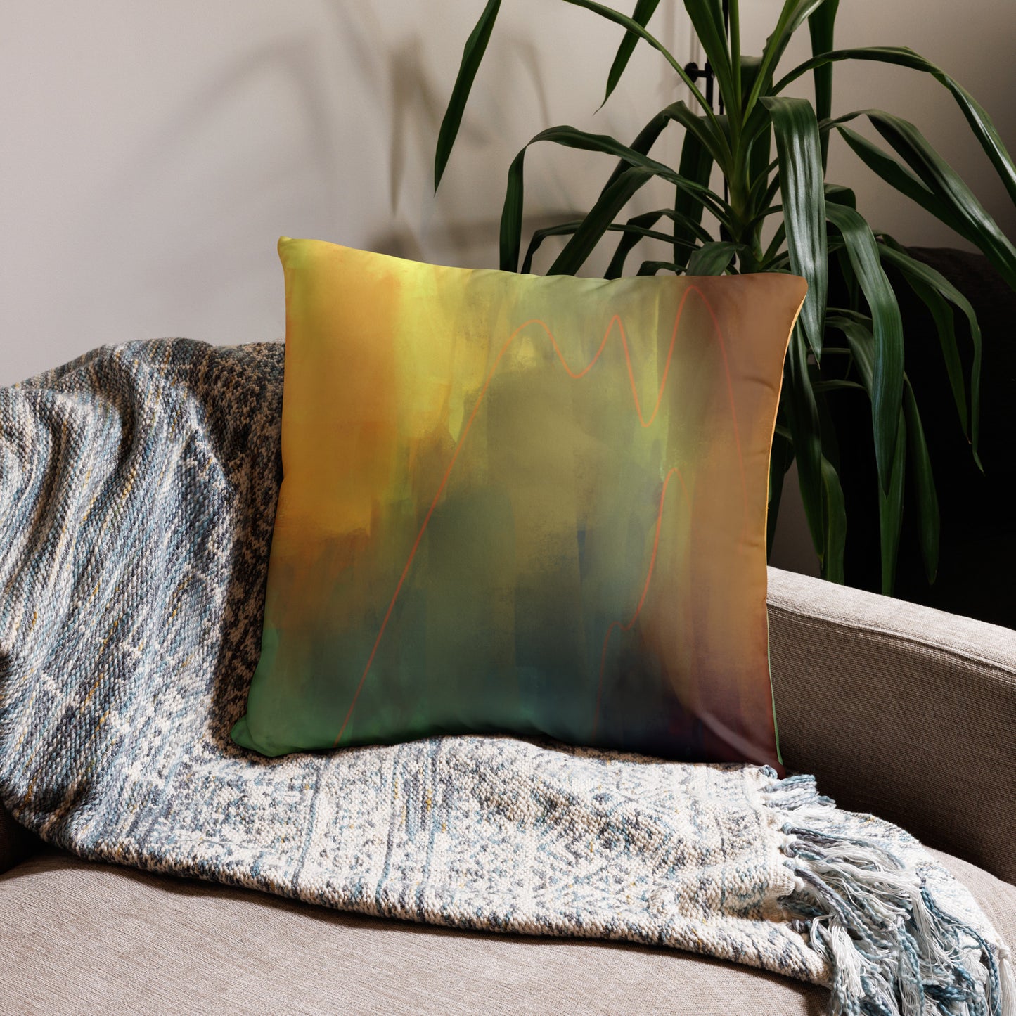 Abstracts, Decorative Throw Pillow, High Quality Image, For Home Decor and Interior Design