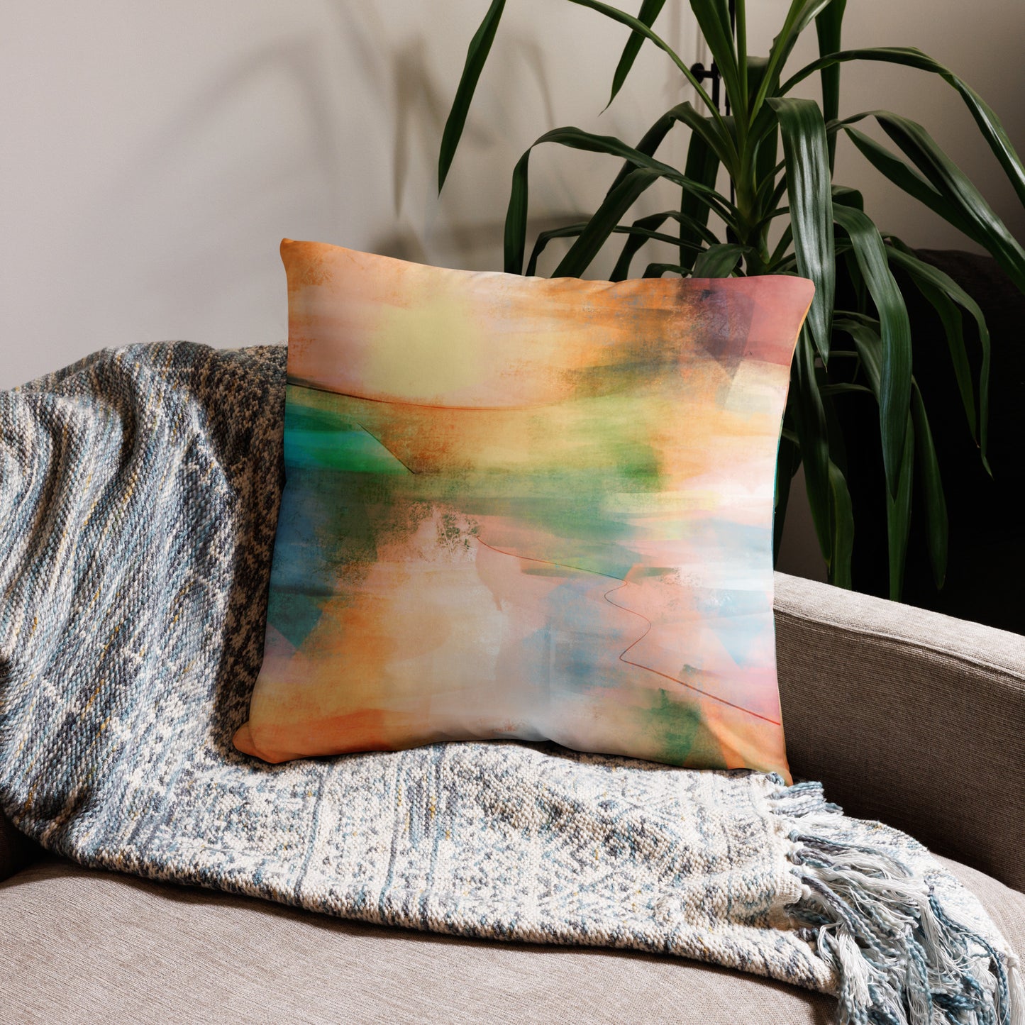 Abstracts, Decorative Throw Pillow, High Quality Image, For Home Decor and Interior Design