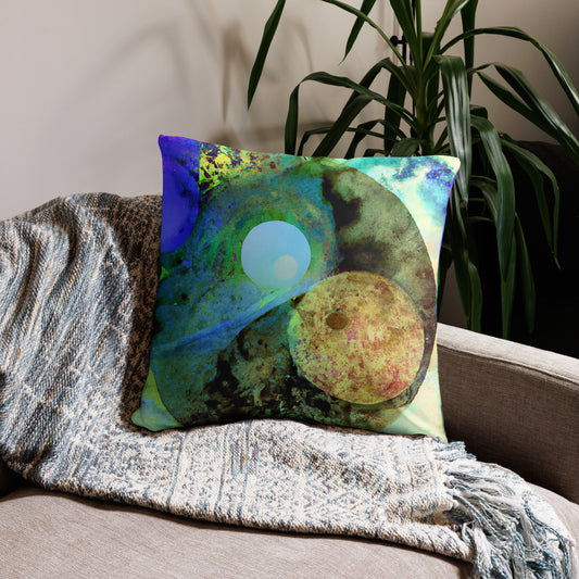 Celestials, Abstract, Decorative Throw Pillow, High Quality Image, For Home Decor and Interior Design