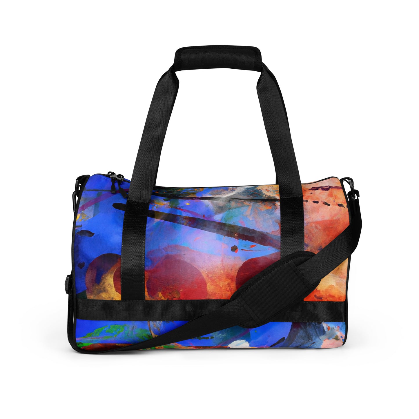 Florals All-Over Print Gym Bag