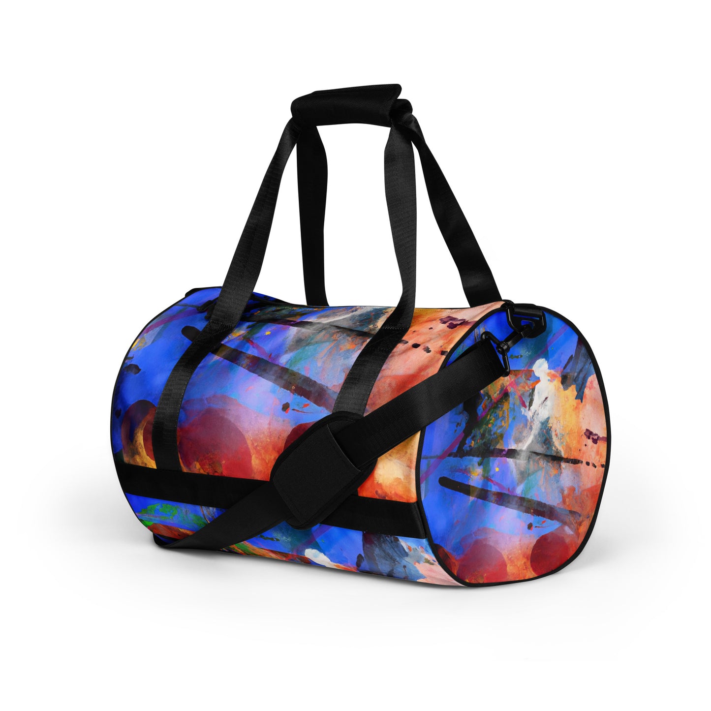 Florals All-Over Print Gym Bag