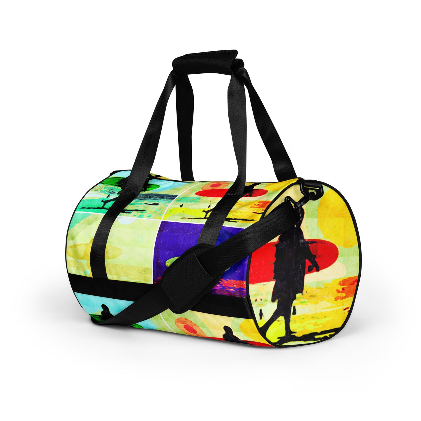 Surfer Quad All-Over Print Gym Bag