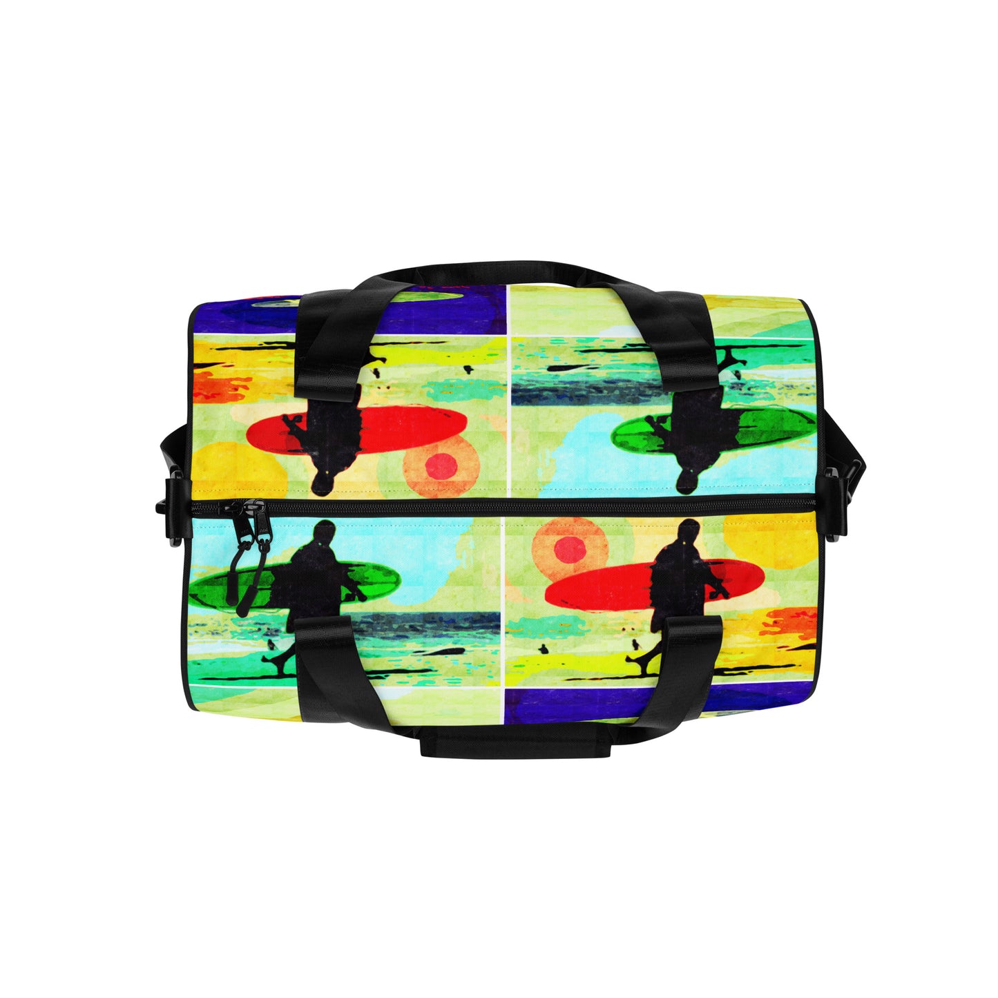 Surfer Quad All-Over Print Gym Bag