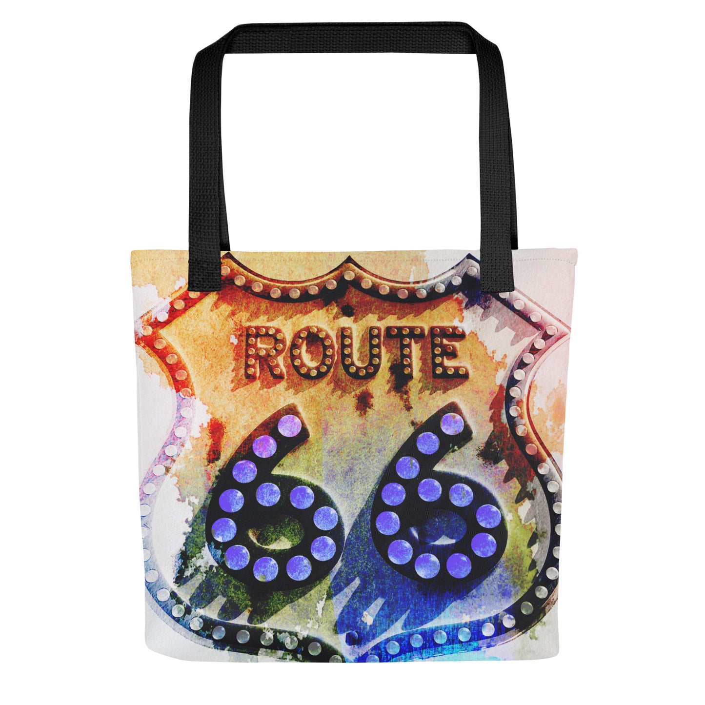 Route 66 Sign Tote Bag, Apparel & Accessories