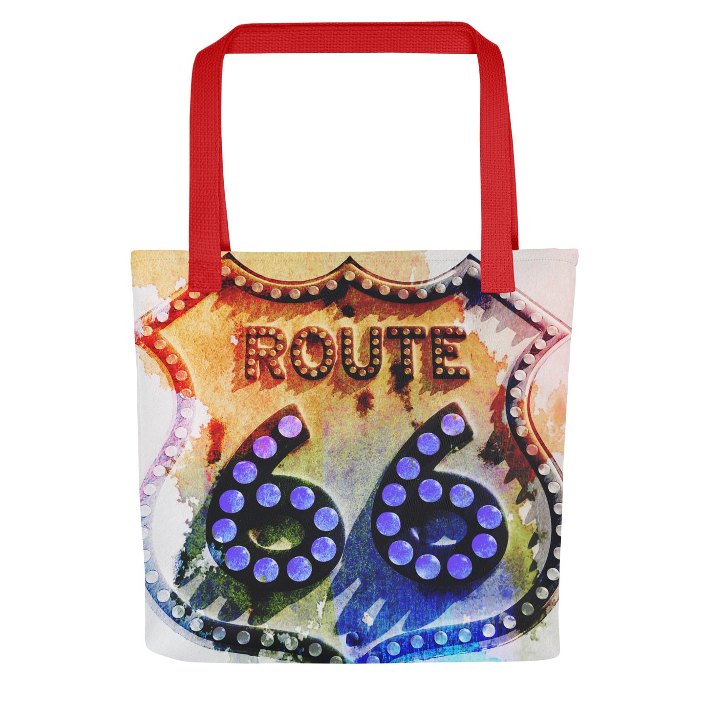 Route 66 Sign Tote Bag, Apparel & Accessories