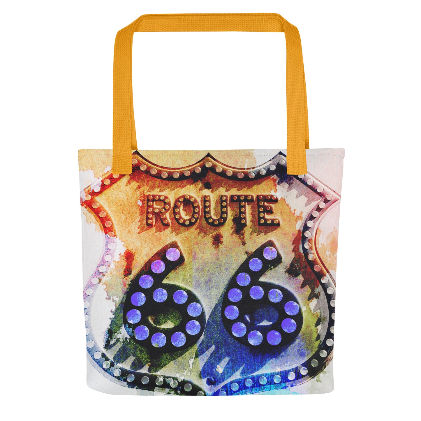 Route 66 Sign Tote Bag, Apparel & Accessories