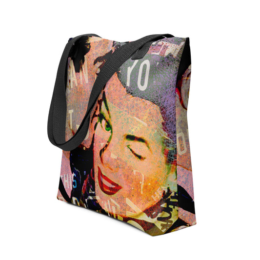 "Wink" Tote Bag, Apparel & Accessories