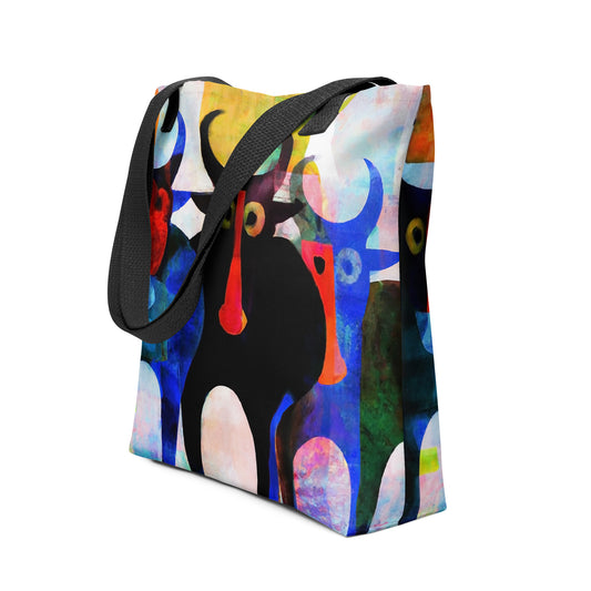 "Bull Run" Animal Life Tote Bag, Apparel & Accessories