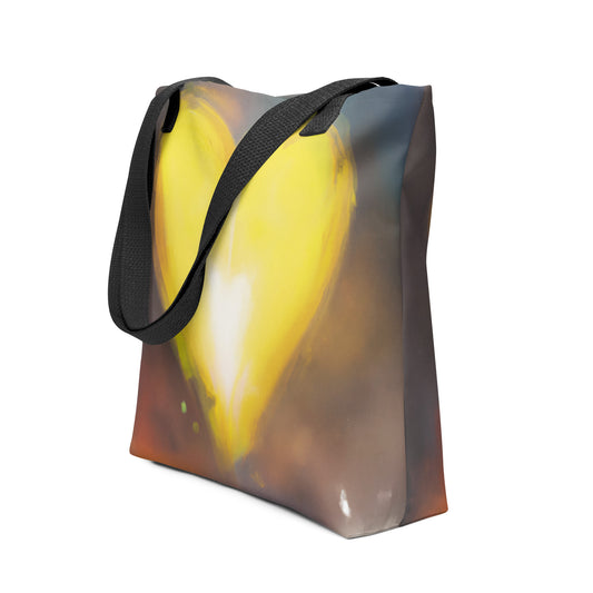 "Heart on Fire" Angelics Tote Bag, Apparel & Accessories