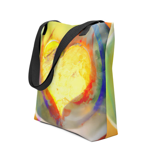 "Heart on Fire" Angelics Tote Bag, Apparel & Accessories