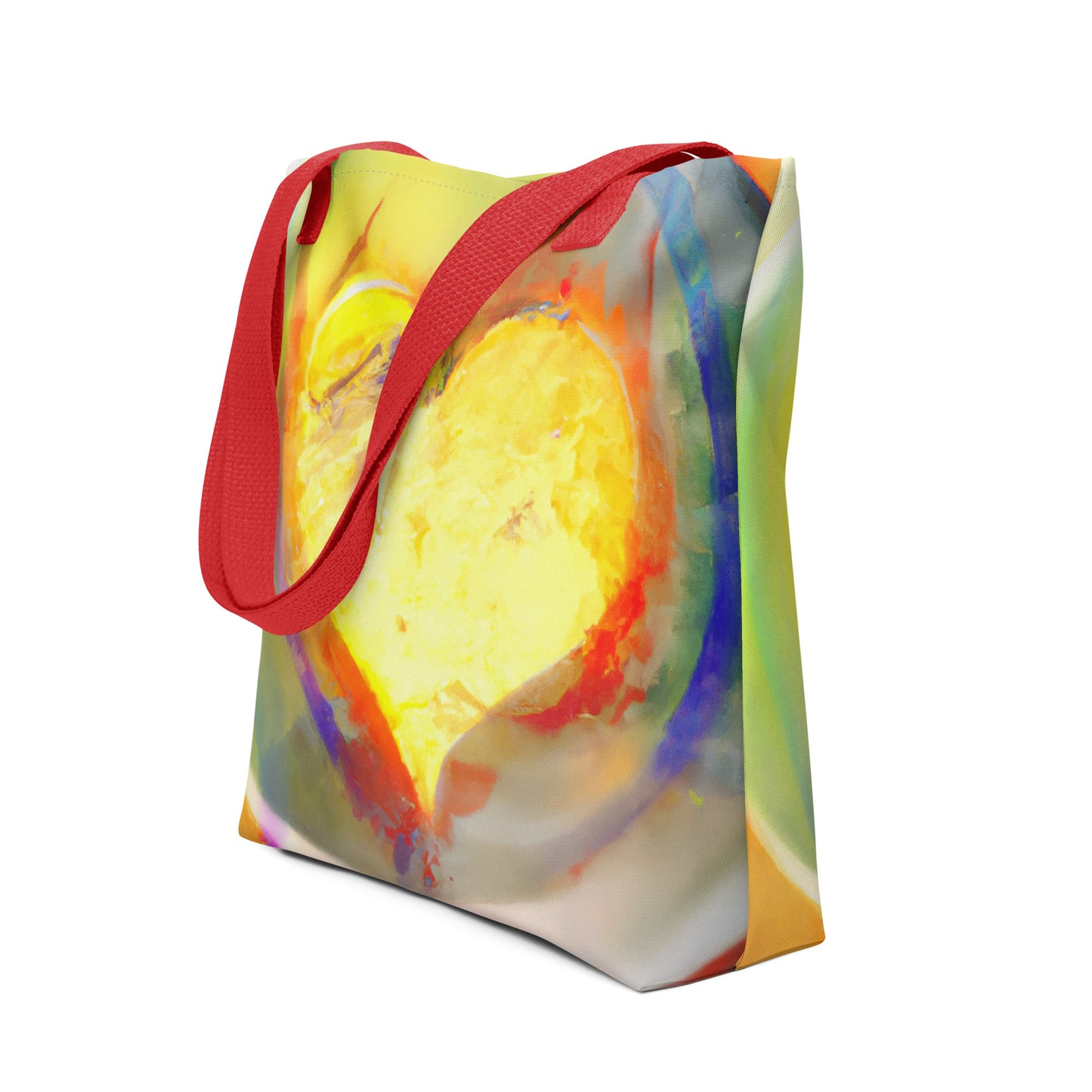 "Heart on Fire" Angelics Tote Bag, Apparel & Accessories