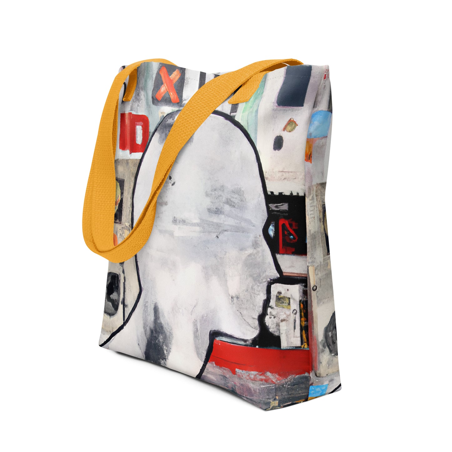 "Radio Head" Abstracts Tote Bag, Apparel & Accessories