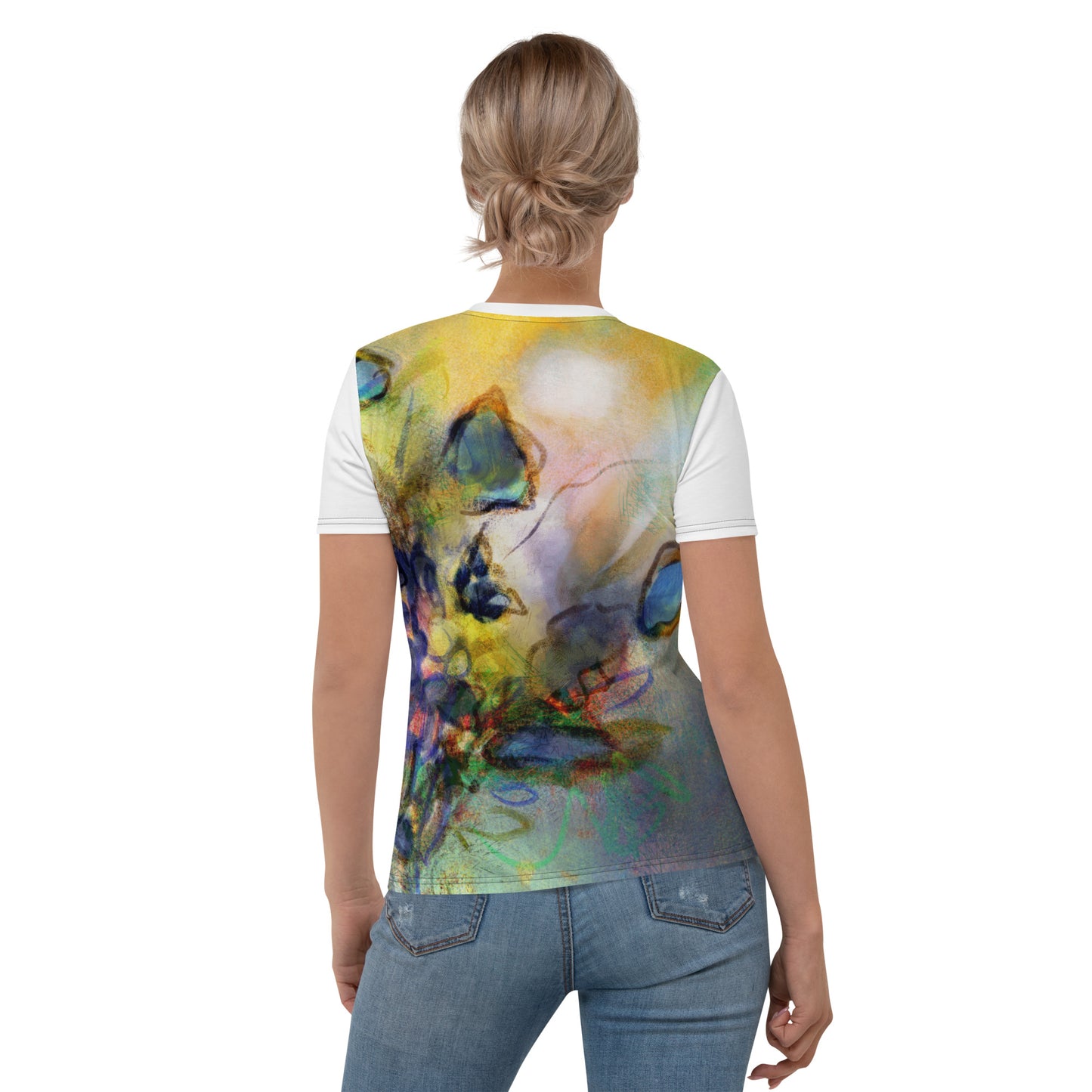 Scenic Flowers Abstract T-shirt