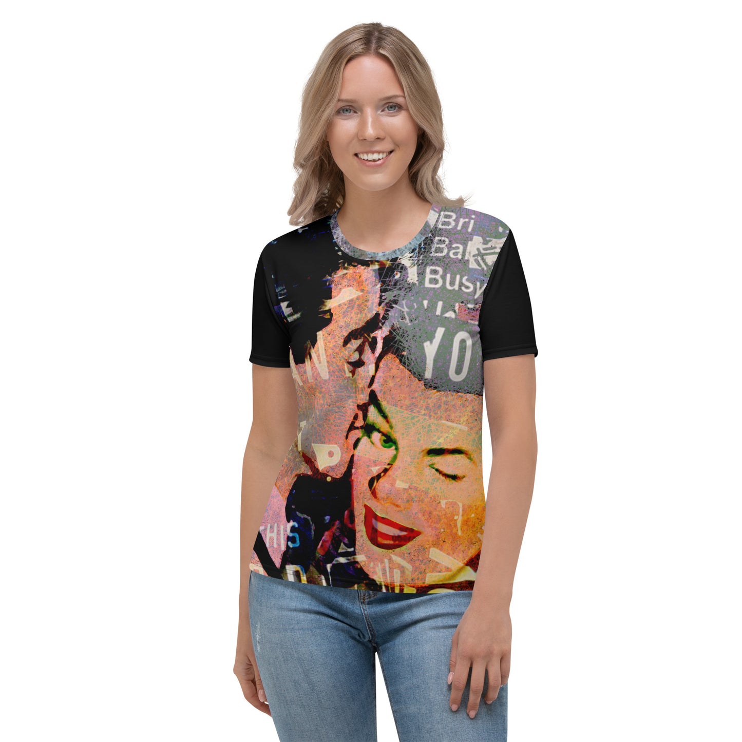 Neon Love Series Wink Women's T-shirt