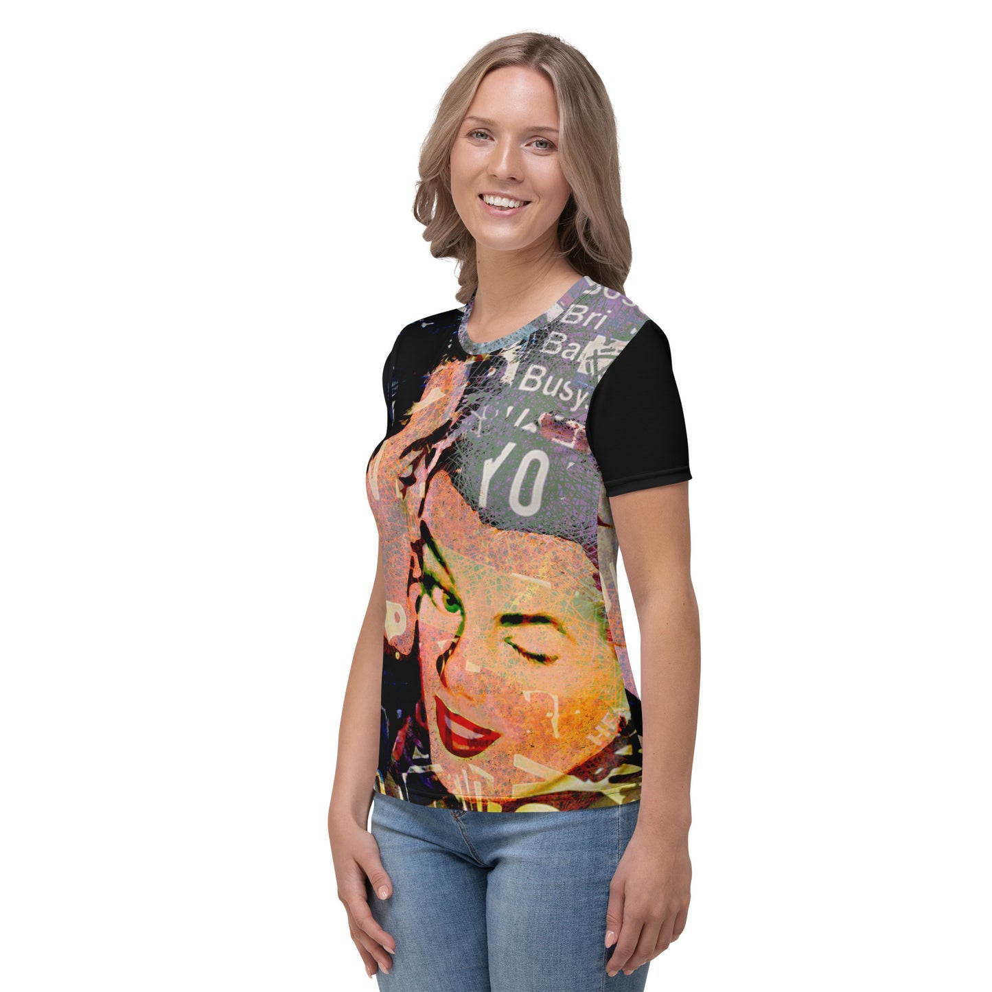 Neon Love Series Wink Women's T-shirt