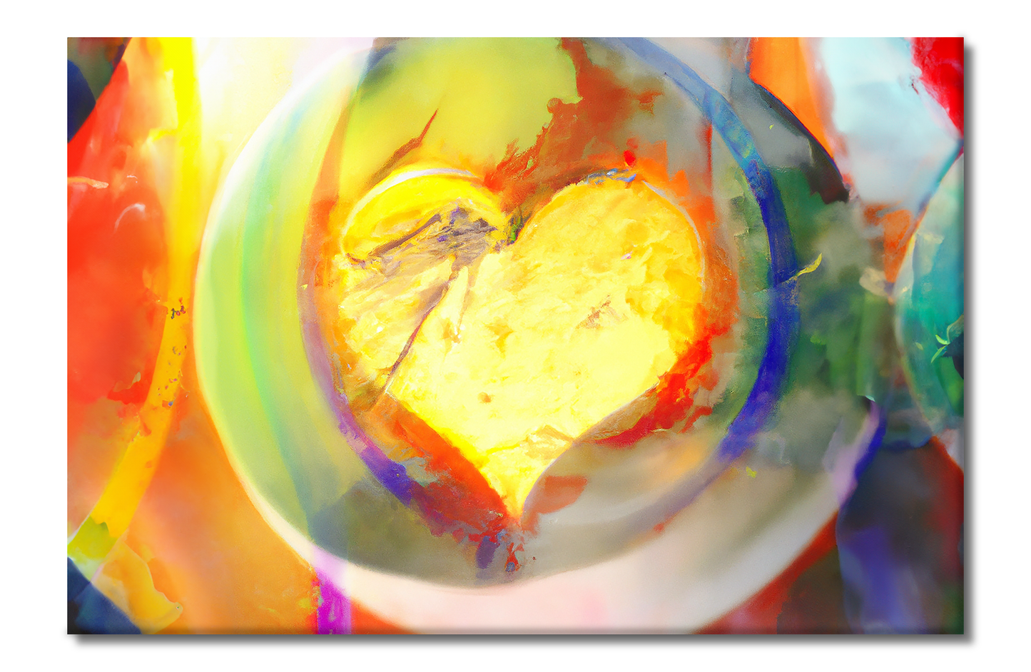 Hearts on Fire, Abstract, Digital Art, Canvas Print, High Quality Image, For Home Decor & Interior Design