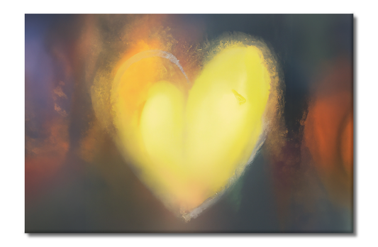 Heart on Fire, Abstracts, Digital Art, Canvas Print, High Quality Image, For Home Decor & Interior Design