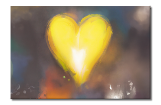 Heart on Fire, Abstracts, Digital Art, Canvas Print, High Quality Image, For Home Decor & Interior Design